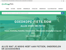 Tablet Screenshot of goedkope-fiets.com